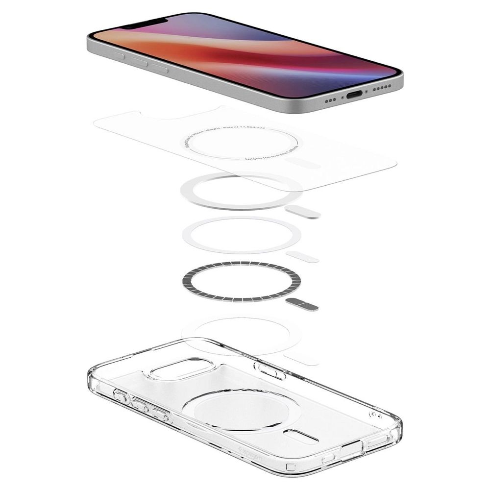 SPIGEN case ULTRA HYBRID MAG compatible with MagSafe for IPHONE 16E 2025 frost white
