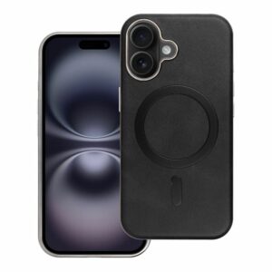 GENTLEMAN MAG COVER Case compatible with MagSafe for IPHONE 16 black