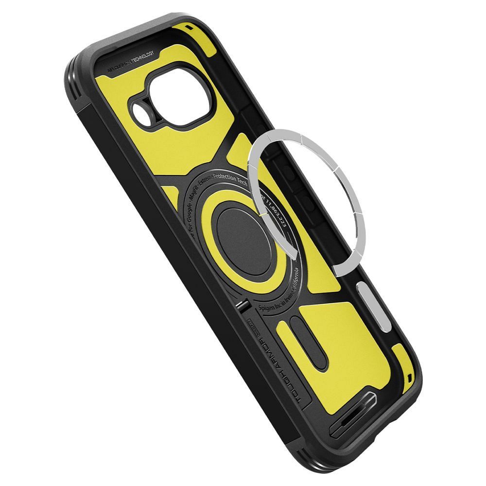 SPIGEN case TOUGH ARMOR MAG compatible with MagSafe for GOOGLE PIXEL 9A black