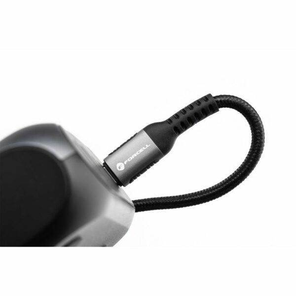 FORCELL F-ENERGY C260 cable Type C to Type C QC4.0 PD 5A 100W Cafule 3 m black