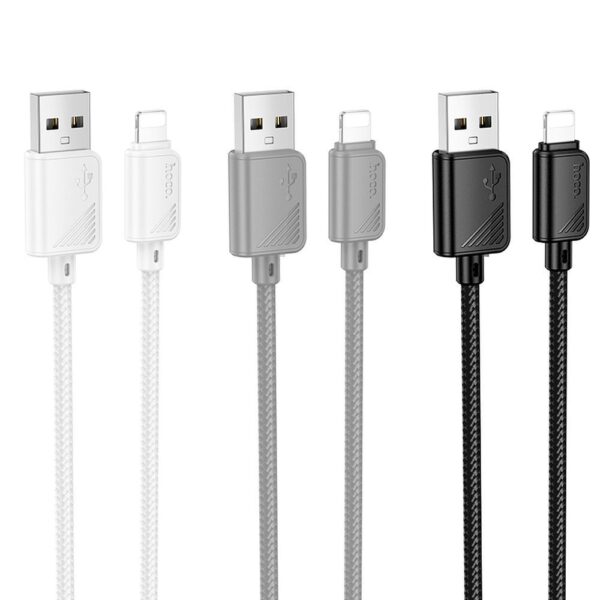 HOCO cable USB A to Lightning 2,4A X113 1 m white