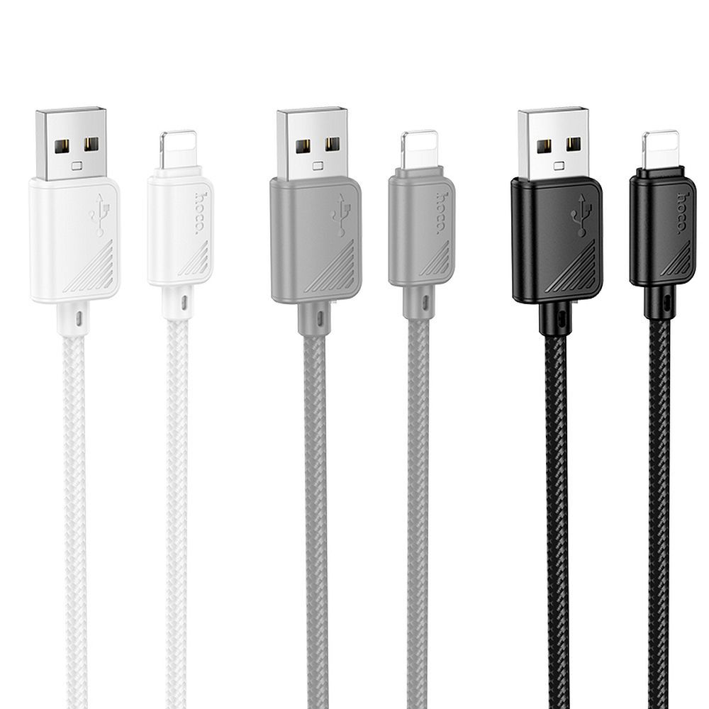 HOCO cable USB A to Lightning 2,4A X113 1 m white