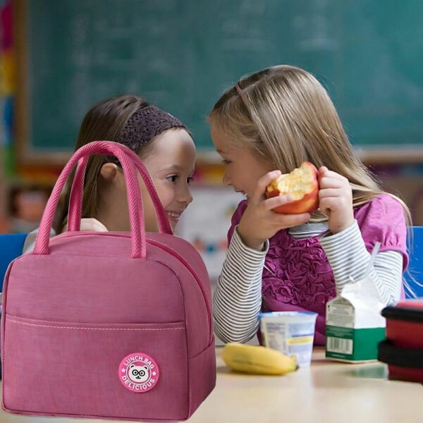 Lunch box thermal insulating bag RC-K-1079 pink
