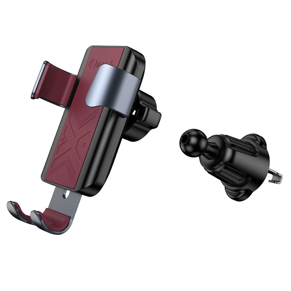 HOCO gravity car holder for air vent H70 black and red