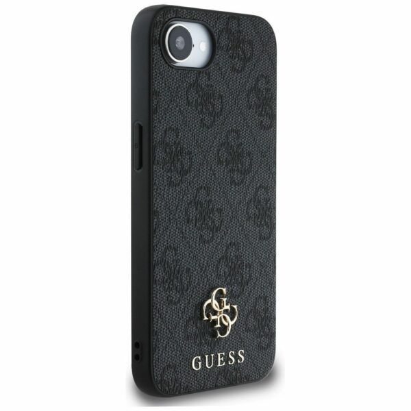 GUESS case for IPHONE 16e (SE 4 2025) compatible with MagSafe GUHMPSE4P4SM4MK (PU 4G Small 4G and Classic) black