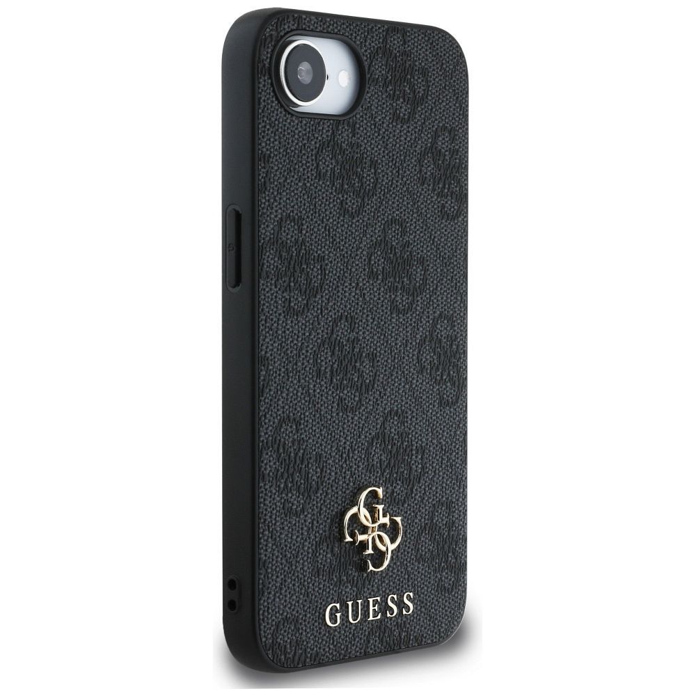 GUESS case for IPHONE 16e (SE 4 2025) compatible with MagSafe GUHMPSE4P4SM4MK (PU 4G Small 4G and Classic) black