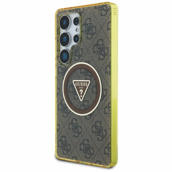 Θήκη Κινητού GUESS για Samsung S25 Ultra Brown Glitter (Magnetic IML)
