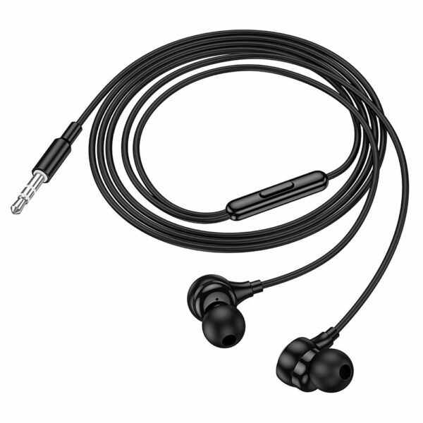 HOCO M116: Ενσύρματα Ακουστικά με Μικρόφωνο Jack 3.5mm - Μαύρα