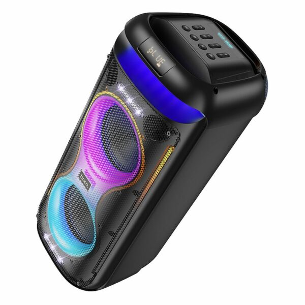 HOCO speaker bluetooth + 2 x wireless microphones HA13 Pro black