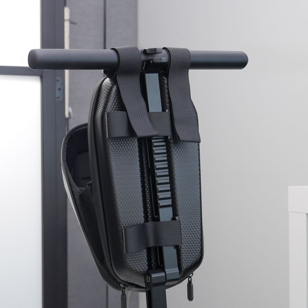 28f4227b51fc029c1aa3fa01d7805a79 Handlebar bag for bike / scooter waterproof with zipper FSBFB-453-1 black