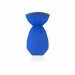 Car snow scraper blue