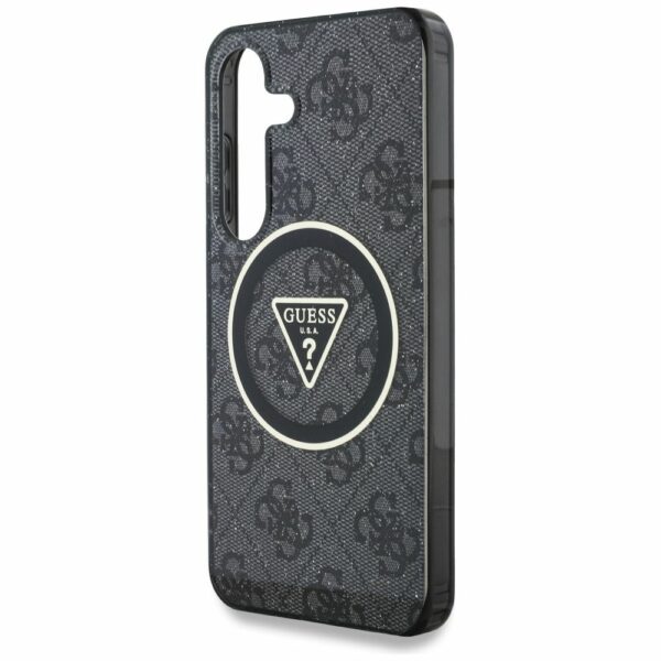 Θήκη GUESS Magnetic Glitter για Samsung S25 Plus Μαύρη