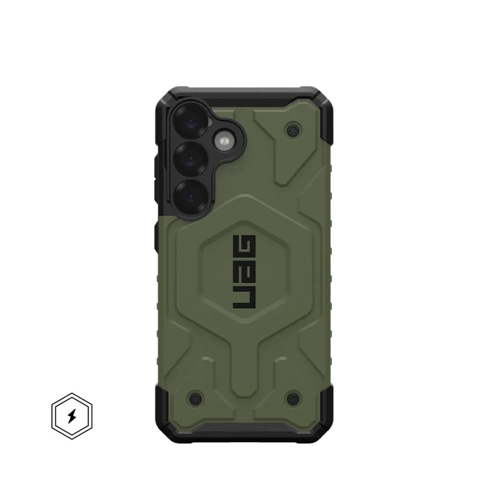 Θήκη UAG Pathfinder Magnet Olive για Samsung S25 5G με Ενσωματωμένο Μαγνήτη