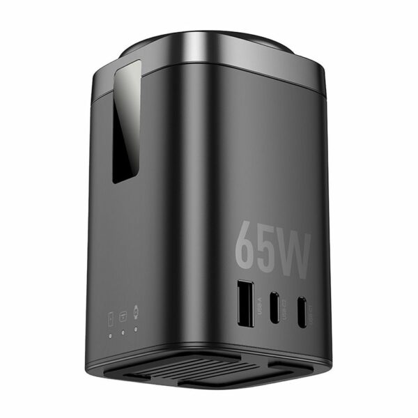 Ασύρματος Φορτιστής HOCO 6 σε 1 για Apple Watch & Συσκευές PD/QC 65W CQ20A Μαύρος