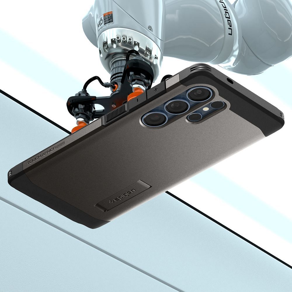 SPIGEN case TOUGH ARMOR compatible with MagSafe for SAMSUNG S25 Ultra gunmetal