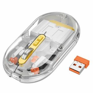HOCO computer wireless mouse dual-mode SILENT 2,4G 1600 dpi GM35 space gray