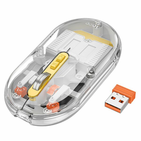 HOCO computer wireless mouse dual-mode SILENT 2,4G 1600 dpi GM35 space gray