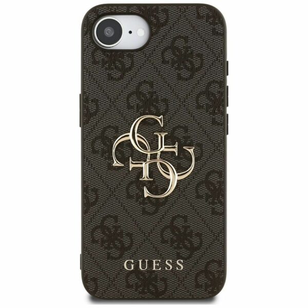 GUESS case for IPHONE 16e (SE 4 2025) GUHCPSE44GMGGR (4G PU Big Logo) black