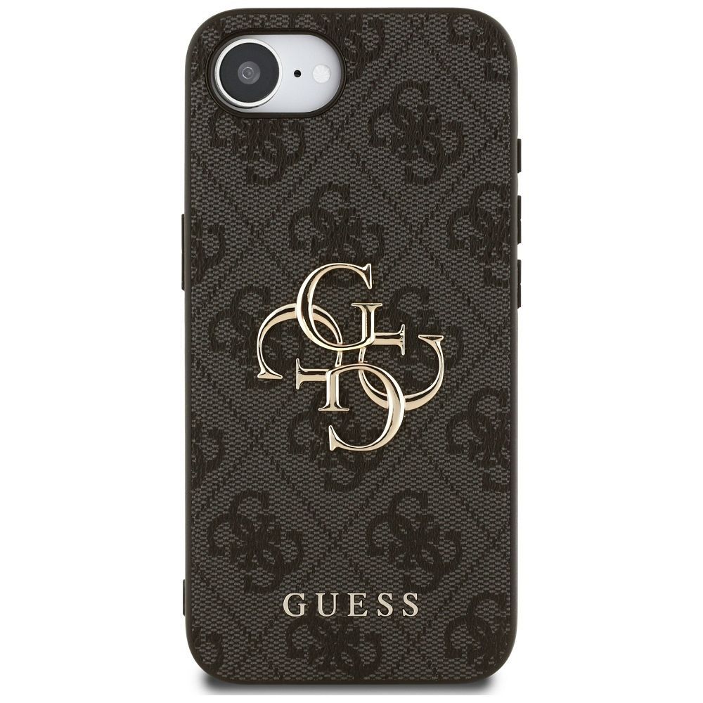 GUESS case for IPHONE 16e (SE 4 2025) GUHCPSE44GMGGR (4G PU Big Logo) black