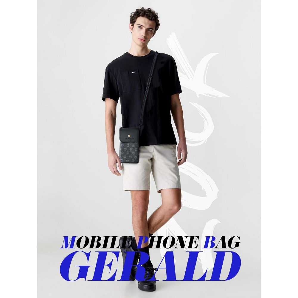 ZUCK BEAR mobile phone bag GERALD black