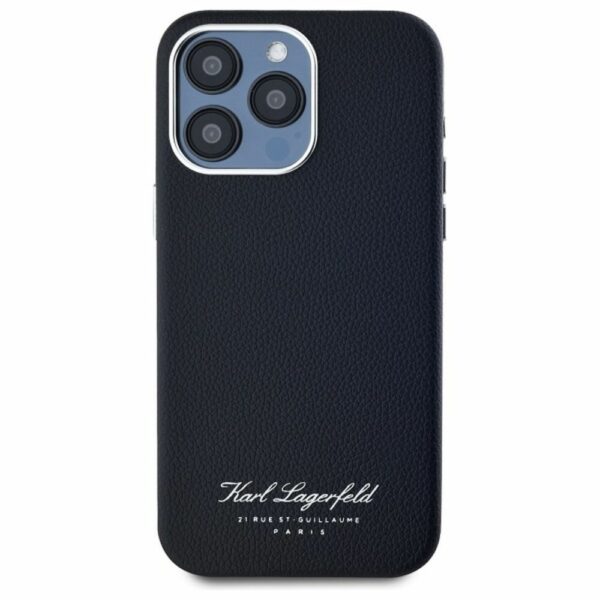 KARL LAGERFELD case for IPHONE 15 Pro Max KLHCP15XPGWCMKHK (FW PU Hotel RSG) black