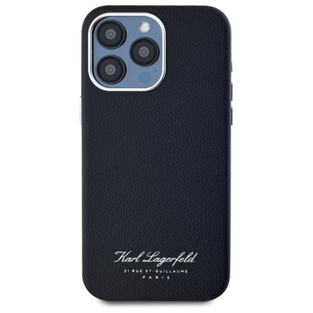 KARL LAGERFELD case for IPHONE 15 Pro Max KLHCP15XPGWCMKHK (FW PU Hotel RSG) black