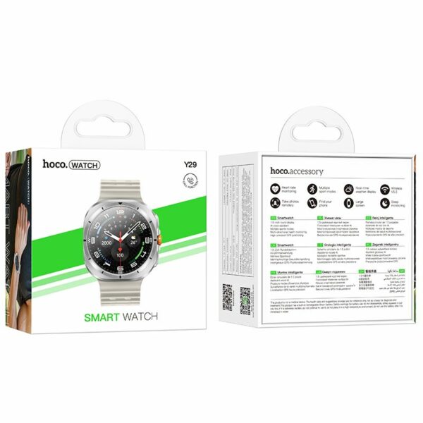HOCO smartwatch with call function Y29 silver