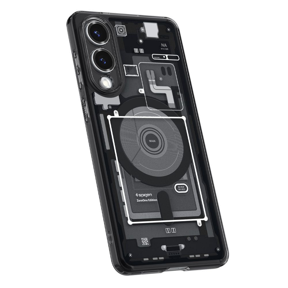 SPIGEN case ULTRA HYBRID MAG compatible with MagSafe for SAMSUNG S25 Edge zero one black