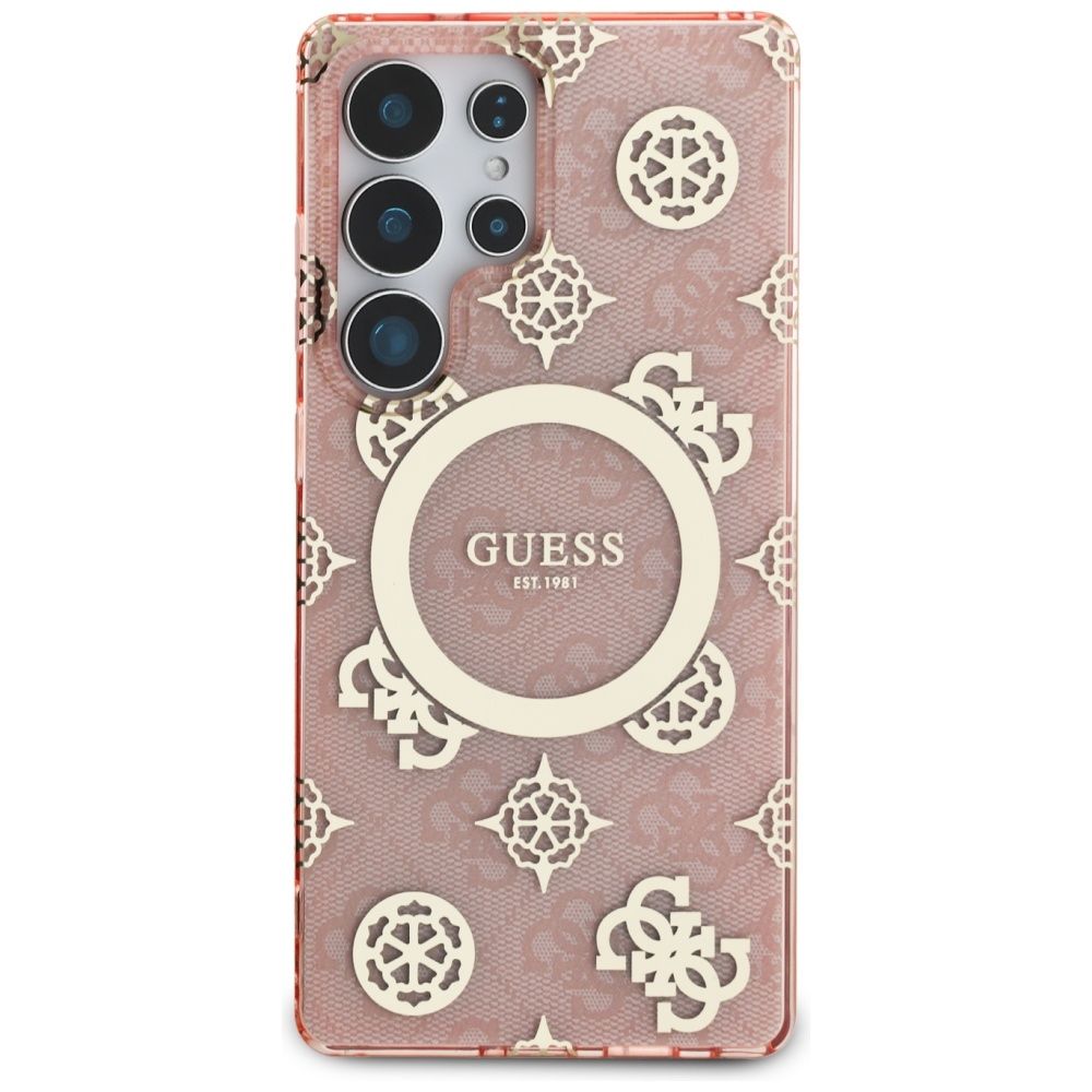 Θήκη Κινητού GUESS Samsung S25 Ultra Peony Pink Μαγνητική