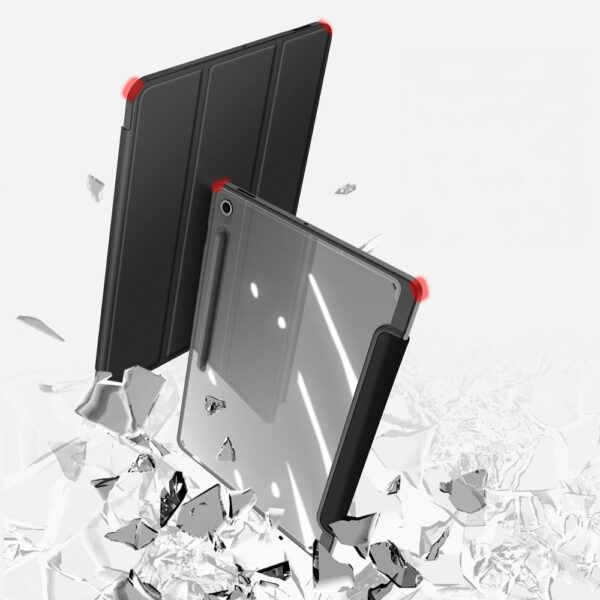 DUX DUCIS case TOBY with pencil storage for SAMSUNG Tab S10 FE Plus black