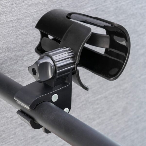 Bottle cage with bracket FSCGE-105 black