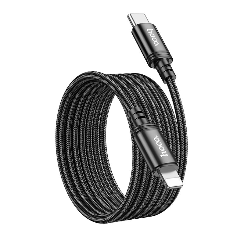 Cable USB C to Lightning Hoco PD 27W 2 m X89 black
