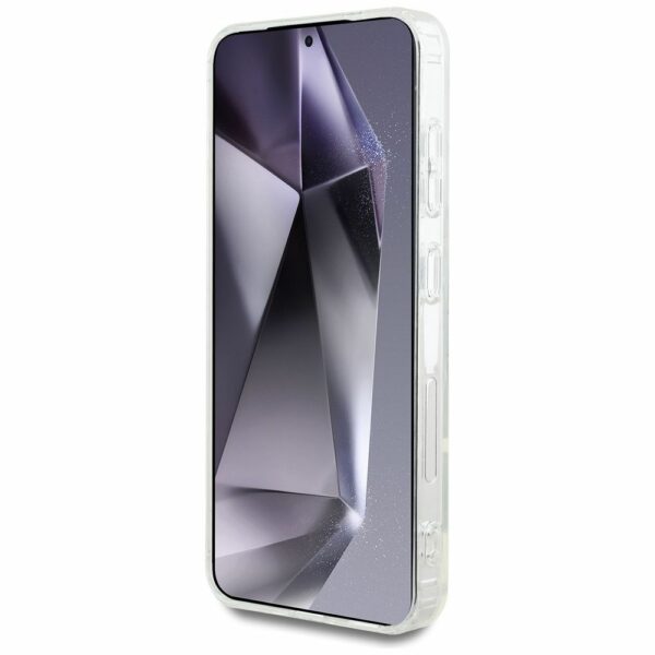 KARL LAGERFELD case for SAMSUNG S25 KLHMS25SHLSKIH (Magnetic IML Metal K. Heads) white