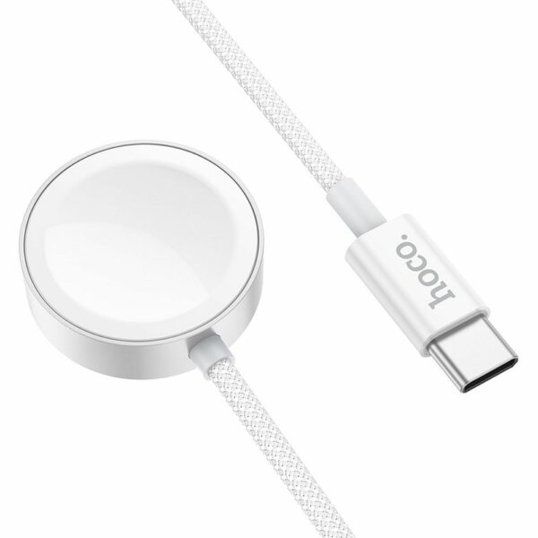 HOCO wireless charger Type C compatible with APPLE Watch and SAMSUNG Watch CW59 white