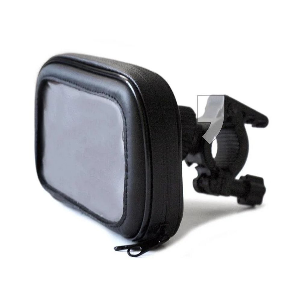 31bf41c44b7492fa8b2b366ad87f7dc6 ART leather bike holder for handlebar for mobile phone / GPS / MP4 AX-16 black