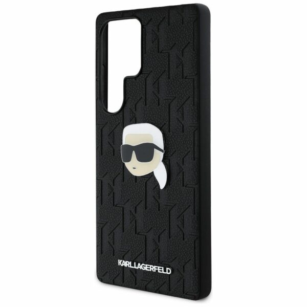 KARL LAGERFELD case for SAMSUNG S25 Ultra KLHCS25LPGKLKIPK (PU Monogram K. Head Pin) black