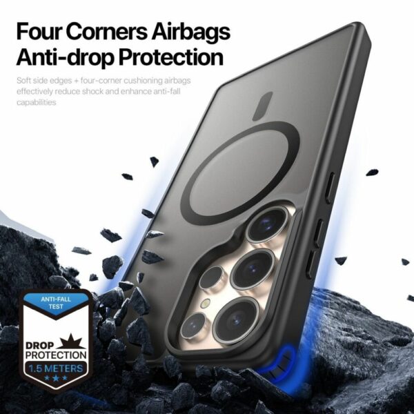DUX DUCIS case YIND compatible with MagSafe for SAMSUNG S25 Ultra black