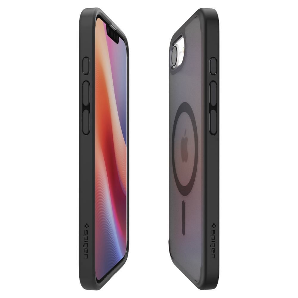 SPIGEN case ULTRA HYBRID MAG compatible with MagSafe for IPHONE 16E 2025 frost black