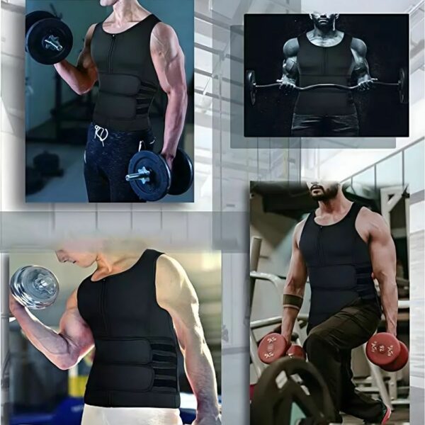 Men's training neoprene vest RC-K-1365 size S black