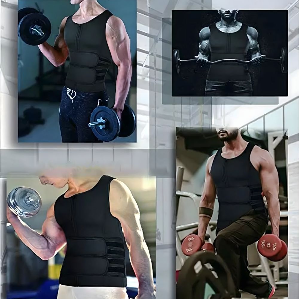Men's training neoprene vest RC-K-1365 size S black