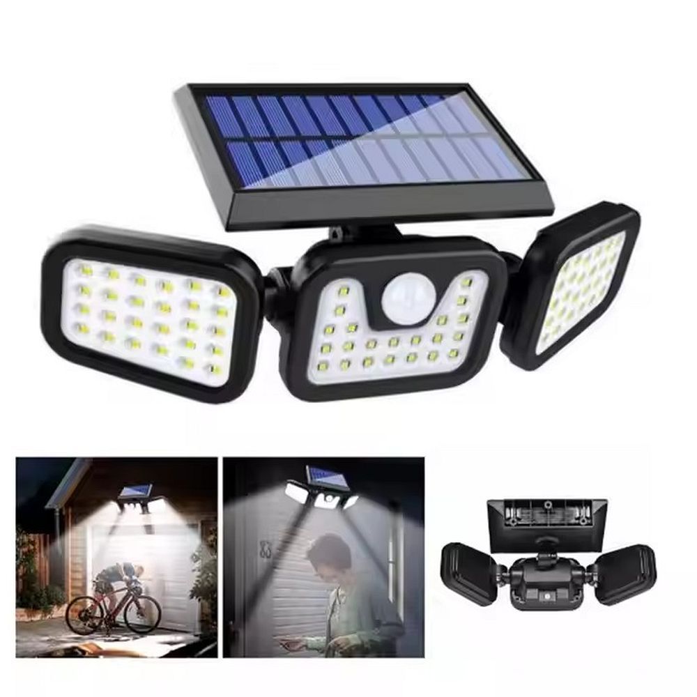 Φωτιστικό ηλιακό πάνελ 74 LED - Ισχυρός φωτισμός & Εξοικονόμηση ενέργειας