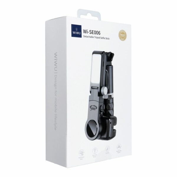 WiWU - Selfie Stick Wi-SE006 with Tripod Function, Stabilization and Auto Tracking