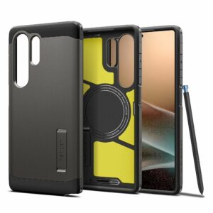 SPIGEN case TOUGH ARMOR compatible with MagSafe for SAMSUNG S25 Ultra gunmetal