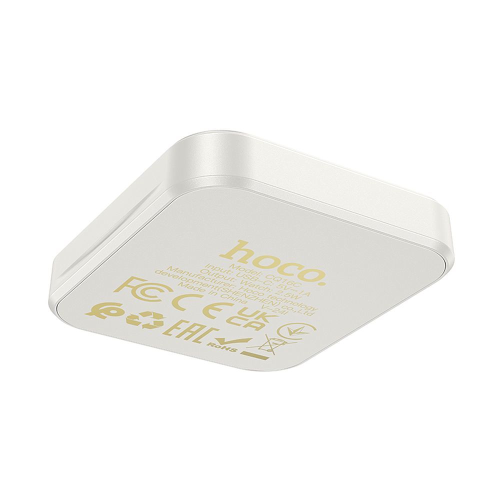 36674fa8a6c2c8b6807748118deeb318 HOCO wireless charger compatible with APPLE iWatch 2,5W CQ16C milky white