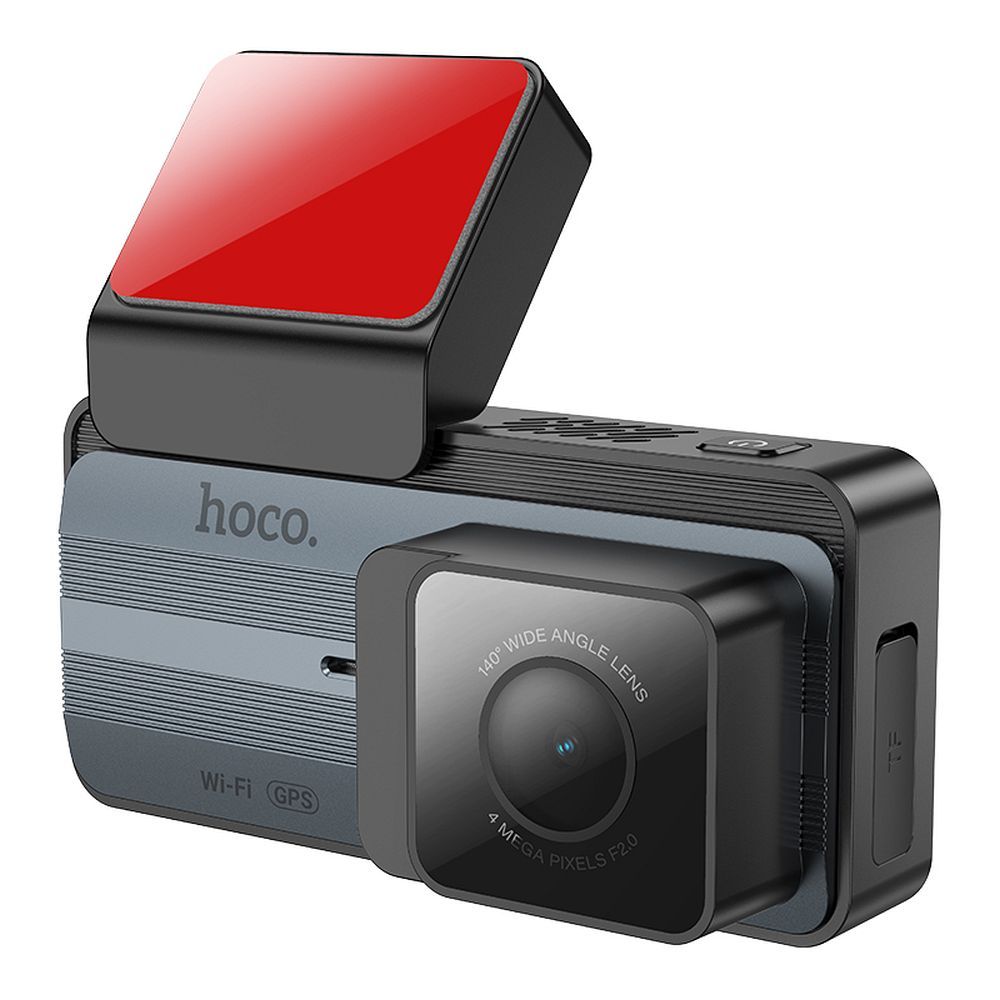 HOCO car camera with display 3,69" 2K GPS DV11 silvery gray