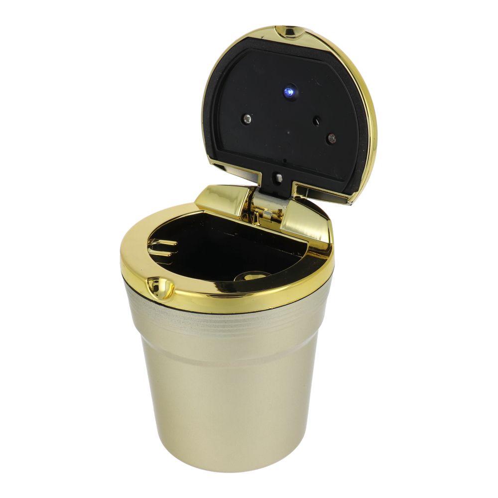 Car ashtray CHROM gold