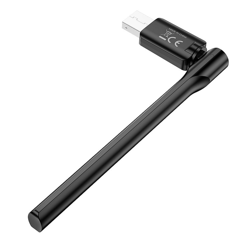 HOCO wireless network card with external antena USB Wifi4 HI32 black