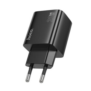 HOCO charger 2 x Type C + 2 x USB A PD QC3.0 3A 20W N55 black