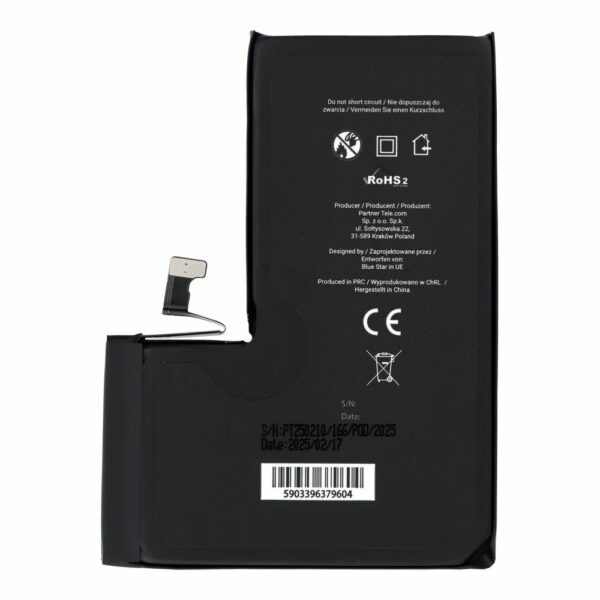 BLUE STAR HQ battery for IPHONE 15 Pro Max 4422 mAh