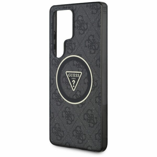 Θήκη Κινητού GUESS Samsung S25 Ultra Μαύρη Glitter Magnetic IML